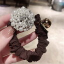 【SALE/40%OFF】Aimoon 小粒パール ヘアアクセサリー レディース ミニミニストア ヘアアクセサリー ヘアゴム ブラック ブラウン