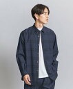 ユナイテッドアローズ 【SALE／60%OFF】BEAUTY&YOUTH UNITED ARROWS アブストラクト チェック ボタンダウン シャツ ユナイテッドアローズ アウトレット トップス シャツ・ブラウス ネイビー グレー【送料無料】