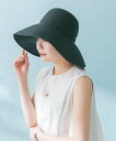 アーバンリサーチ 帽子 レディース URBAN RESEARCH ROSSO PAPER WIDE BLIM HAT アーバンリサーチロッソ 帽子 ハット ブラック ベージュ【送料無料】