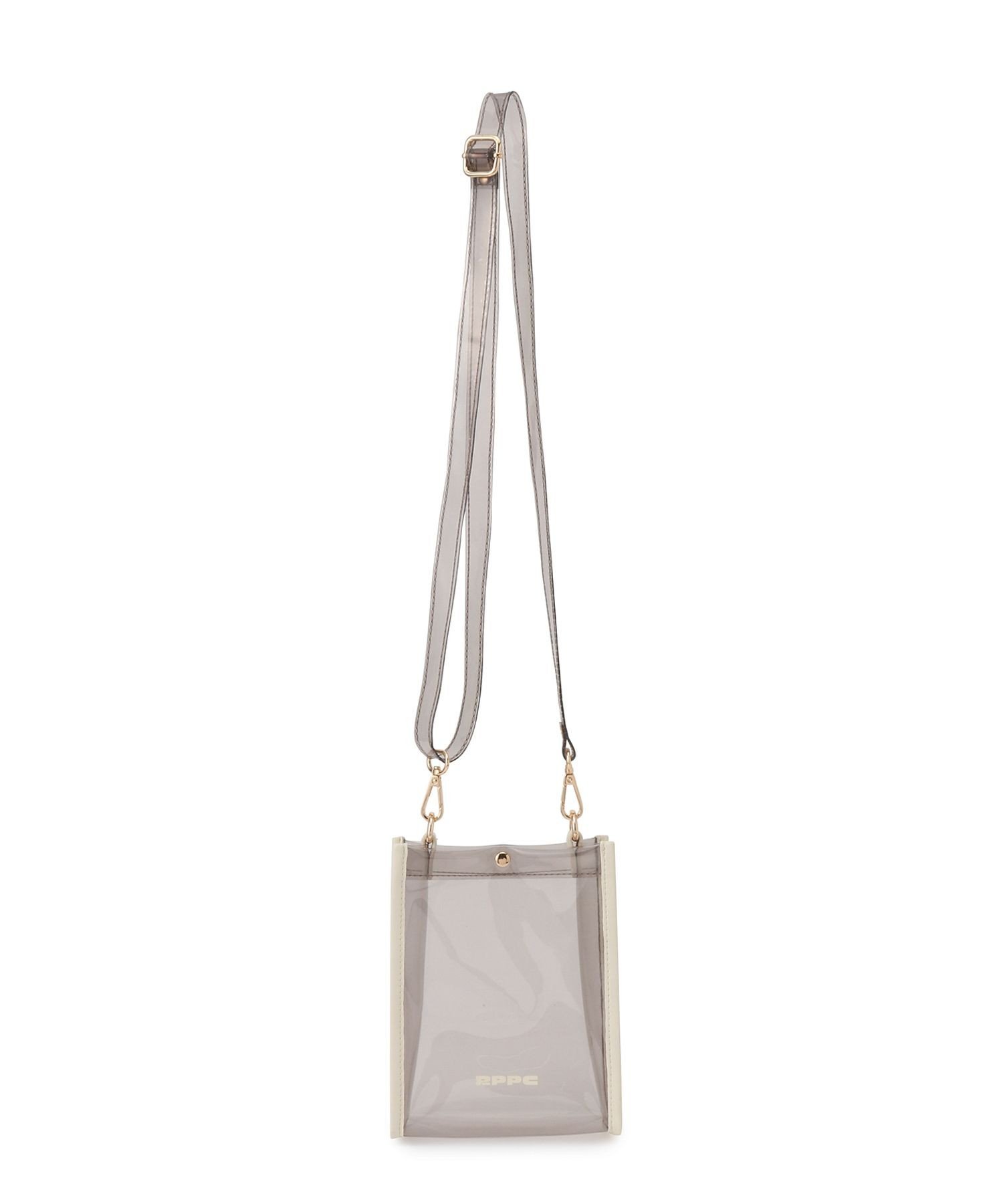 【SALE／50%OFF】ROPE' PICNIC PASSAGE クリアカラーショルダーバッグ ロペピクニック バッグ ショルダーバッグ グレー ホワイト