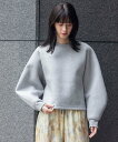 【SALE/15%OFF】Munich ダンボールニットコクーンスウェット ミューニック トップス スウェット・トレーナー ホワイト ブラック グレー【送料無料】