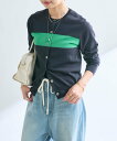 【SALE/60%OFF】RIVE DROITE 【MONN.:.(モン)】バイカラーカーデ リヴドロワ トップス カーディガン ネイビー ベージュ グレー【送...