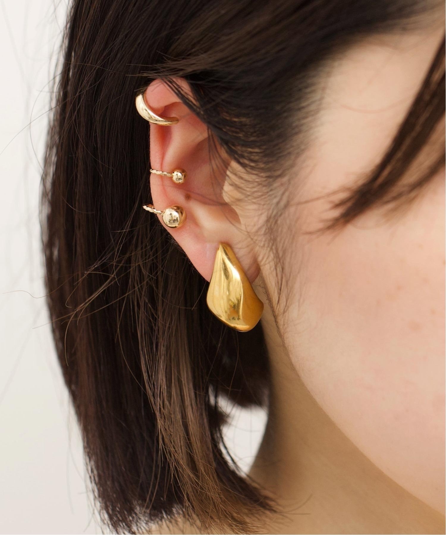 【SALE／9%OFF】Peony Peony/(W)【Peony/ピオニー】/【アレルギー対応】サージカルステンレス ドロップイヤリング チェルカ アクセサリー・腕時計 イヤリング・イヤーカフ ゴールド