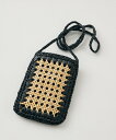 【SALE/40%OFF】INED 《FAVORITE》ラフィアフォーンバッグ《CATERINA BERTINI》 イネド スマホグッズ・オーディオ機器 スマホ...