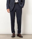 COMME CA ISM 【セットアップ対応】デニムライクプリントジャージー パンツ コムサイズム スーツ・フォーマル スーツパンツ ネイビー ブラック【送料無...