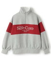 【SALE/50%OFF】pom ponette junior ハーフZIPトップス ナルミヤオンライン トップス スウェット・トレーナー グレー【送料無料】