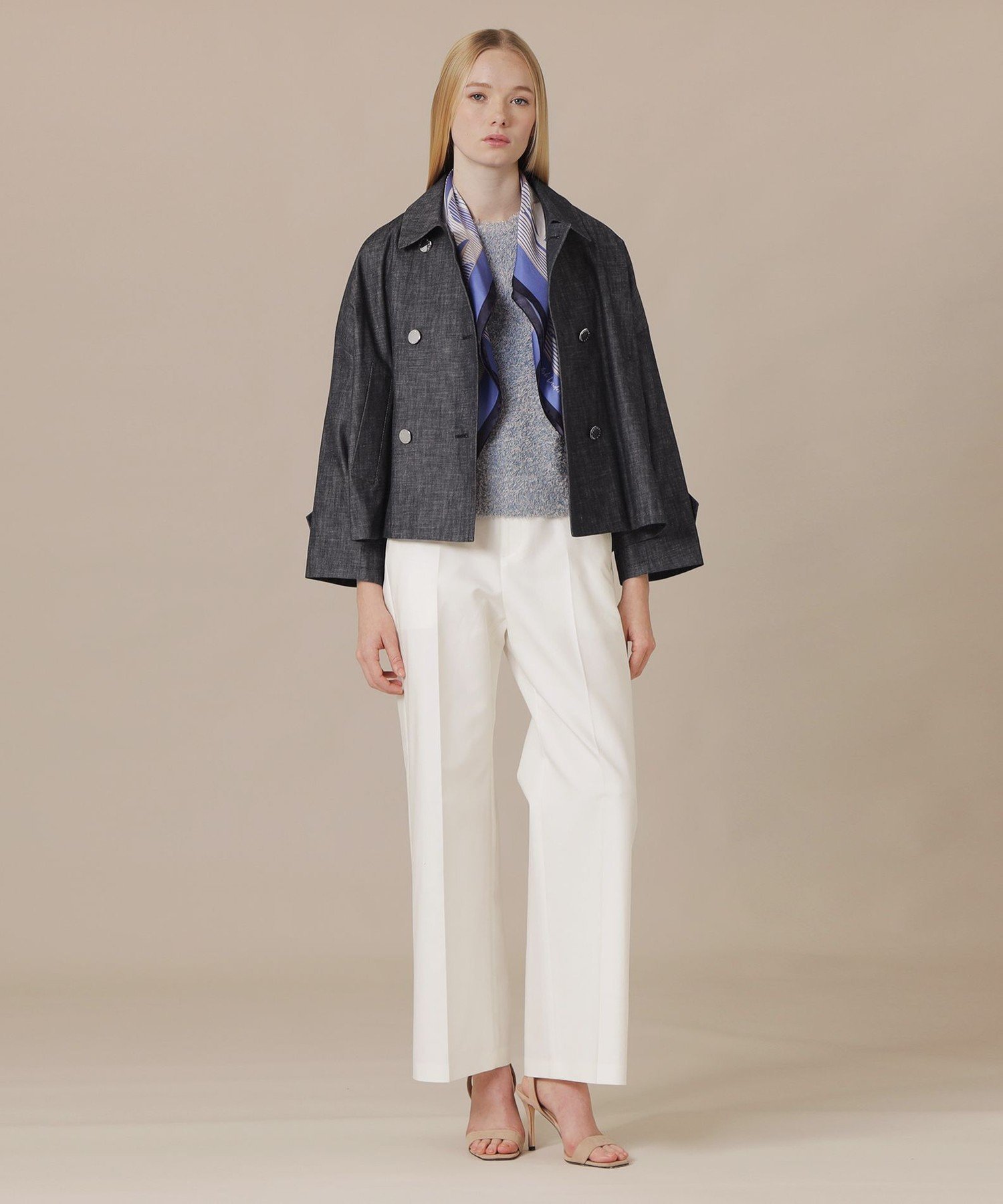 MACKINTOSH LONDON 【FYVIE/フィビー】デニムコート マッキントッシュ ロンドン ジャケット・アウター その他のジャケット・アウター ネイビー【送料無料】