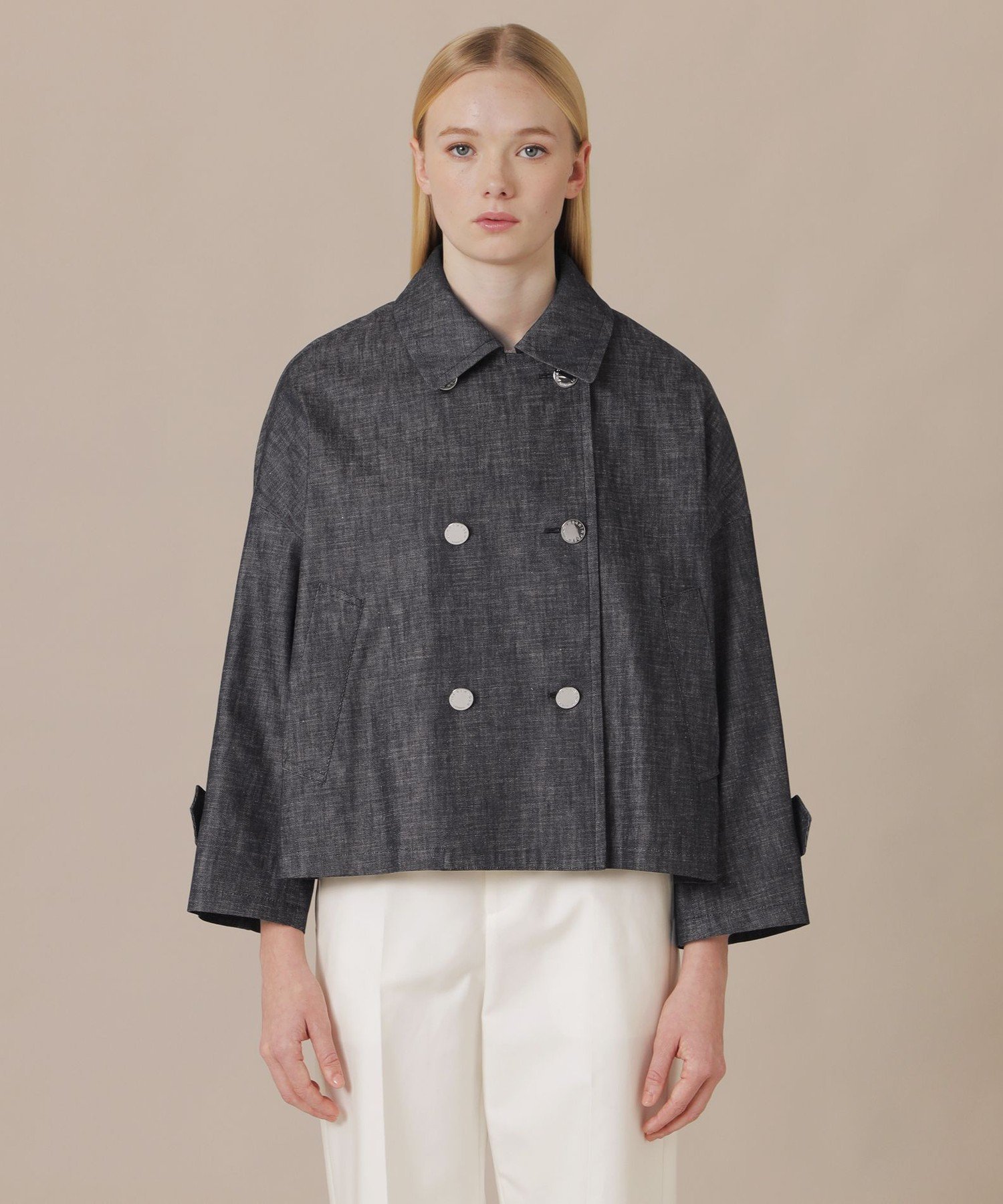 MACKINTOSH LONDON 【FYVIE/フィビー】デニムコート マッキントッシュ ロンドン ジャケット・アウター その他のジャケット・アウター ネイビー【送料無料】