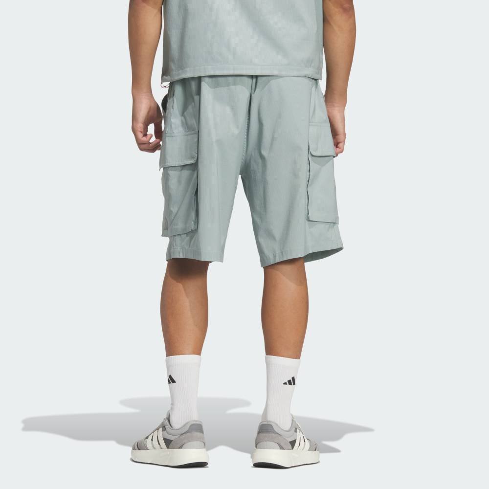 【公式】アディダス adidas 返品可 シティテック ルーズフィット ドットエア ブリーザブル ウーブン カーゴショーツ アディダス パンツ その他のパンツ グリーン