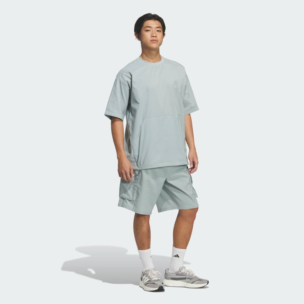 【公式】アディダス adidas 返品可 シティテック ルーズフィット ドットエア ブリーザブル ウーブン カーゴショーツ アディダス パンツ その他のパンツ グリーン
