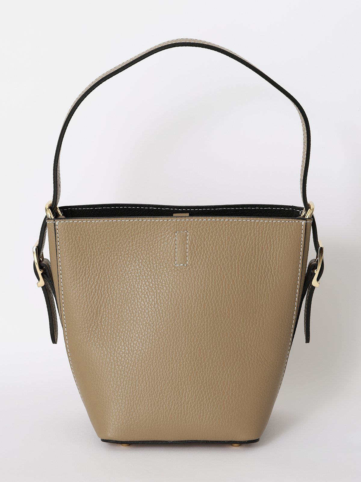C, G, K - 【SALE／10%OFF】SUIT SQUARE ワンハンドルバッグ/MARCO BIANCHINI/シュリンクレザー/ポーチ付き スーツ スクエア バッグ ハンドバッグ ベージュ【送料無料】