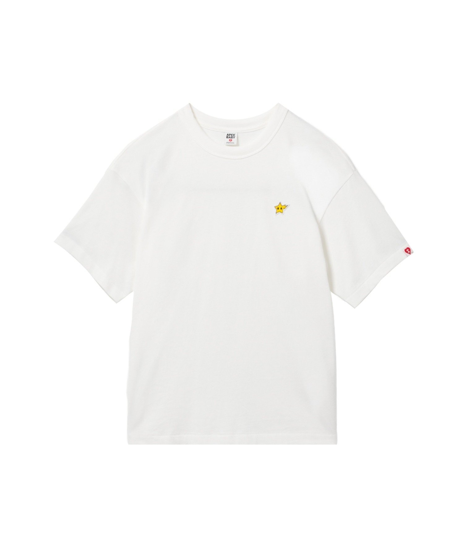 MILOSTA BADGE TEE ア ベイシング エイプ トップス カットソー・Tシャツ グレー ネイビー ホワイト