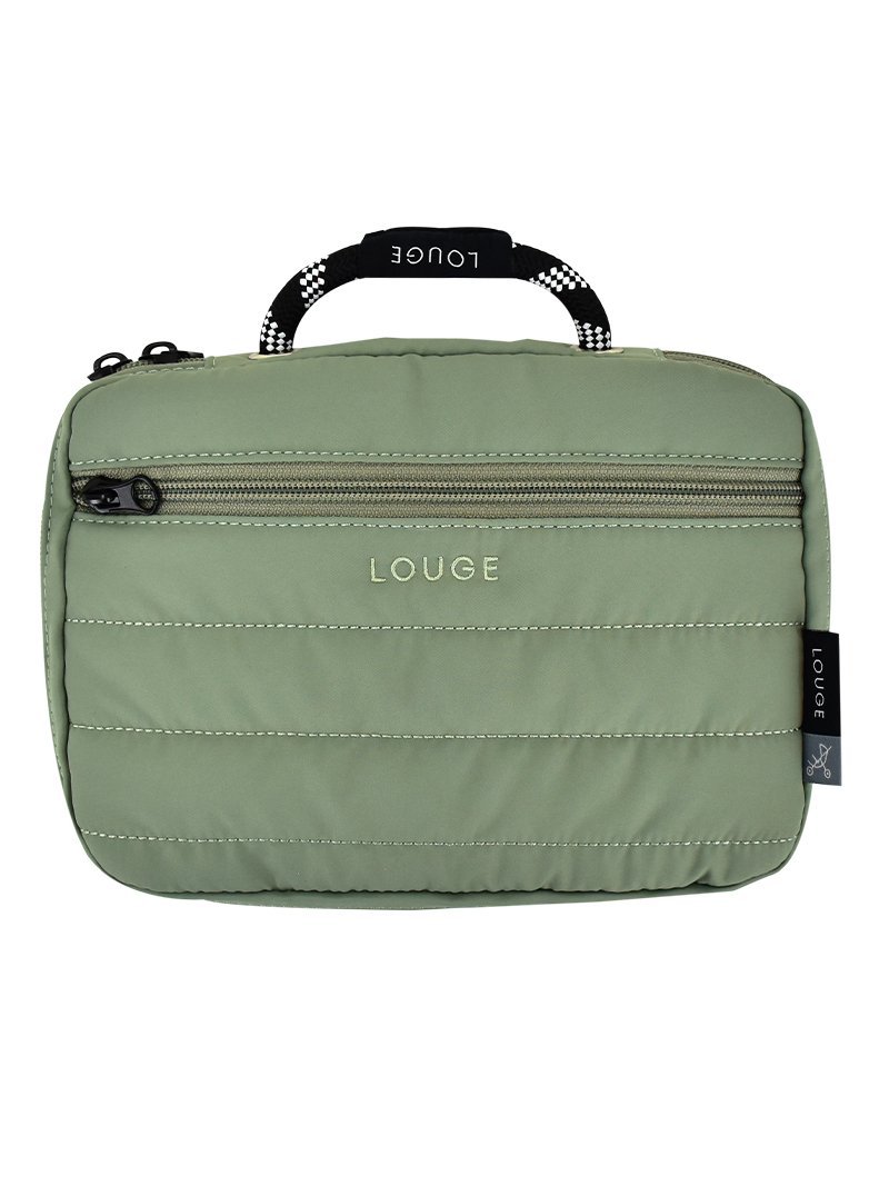 LOUGE 【LOUGE】マルチポーチ キルティング アヴェンチュラ 財布・ポーチ・ケース ポーチ ブラック ベージュ グリーン