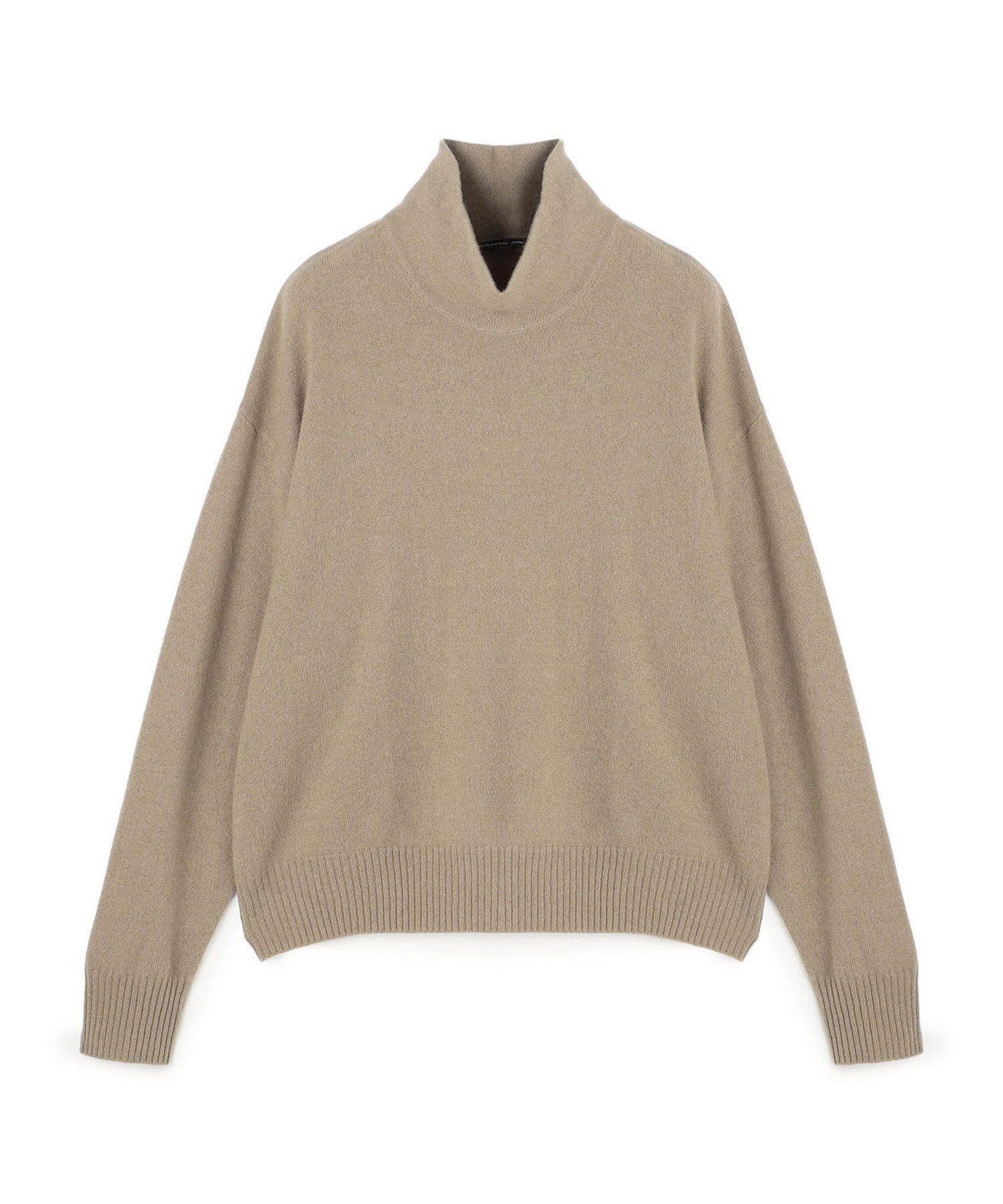 JAMES PERSE スパンカシミヤ ファンネルネックニット WISC3238 トゥモローランド トップス ニット ベージュ【送料無料】