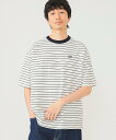 BEAMS FRED PERRY BEAMS / 別注 ボーダー ピケ Tシャツ ビームス メン トップス カットソー Tシャツ ホワイト ブラック【送料無料】