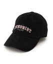 【SALE/50%OFF】PINK-latte コーデユロイカレッジキャップ ピンク ラテ 帽子 キャップ ブラック レッド ネイビー