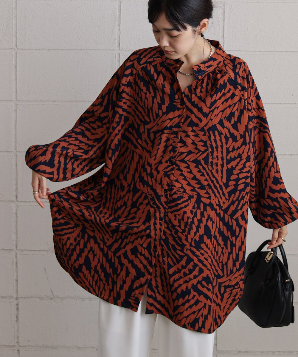 【SALE／40%OFF】Bou Jeloud アソート柄チュニック バブ / ブージュルード ワンピース・ドレス チュニ..