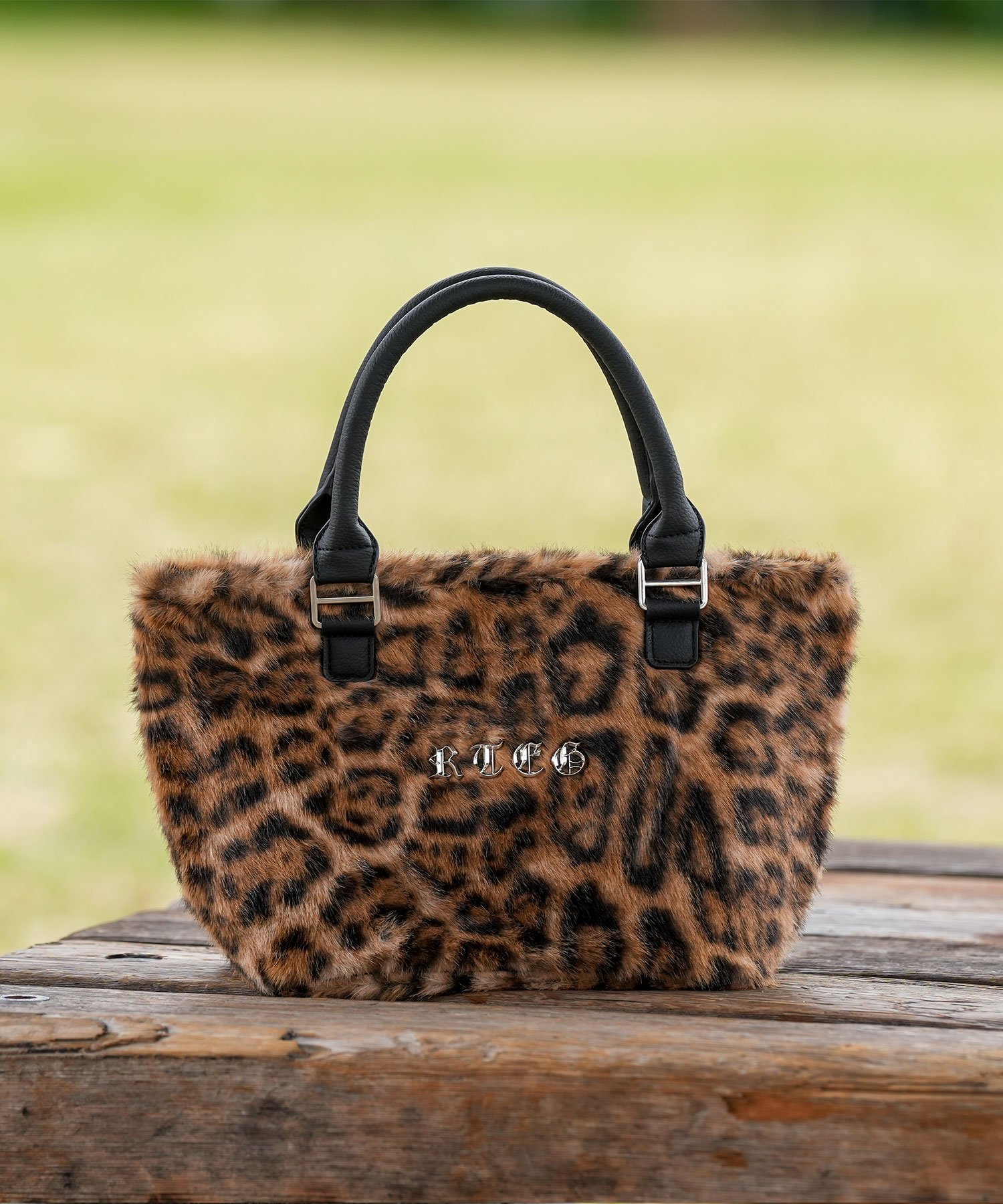 Retro Engine RTEG Leopard MINI TOTE アダムスジャグラー バッグ トートバッグ グレー ブラウン【送料..