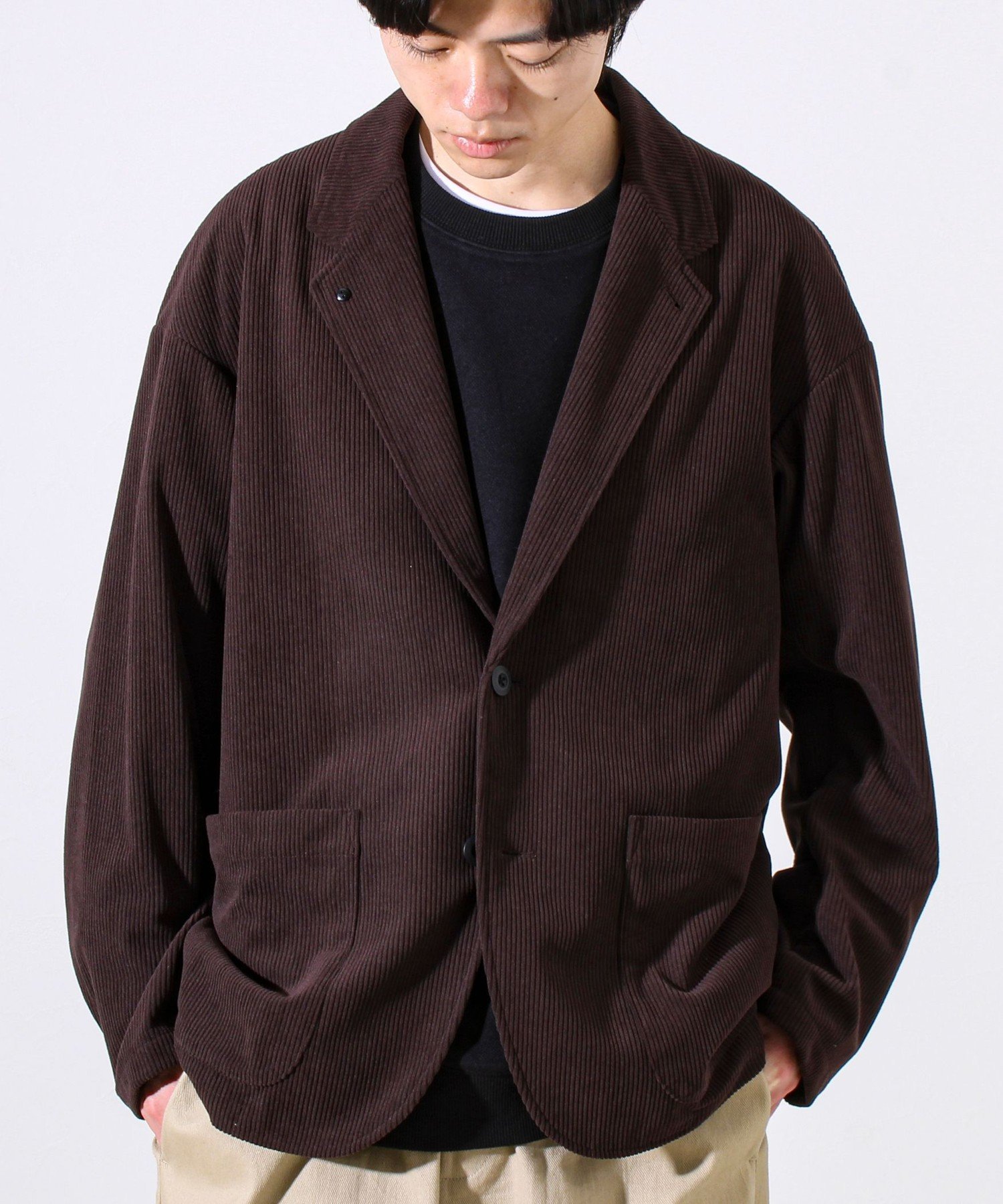 GLOSTER 【セットアップ対応可能】コーデュロイ オールマイティジャケット フレディ アンド グロスター ジャケット・アウター テーラードジャケット・ブレザー ブラック ブルー ブラウン【送料無料】