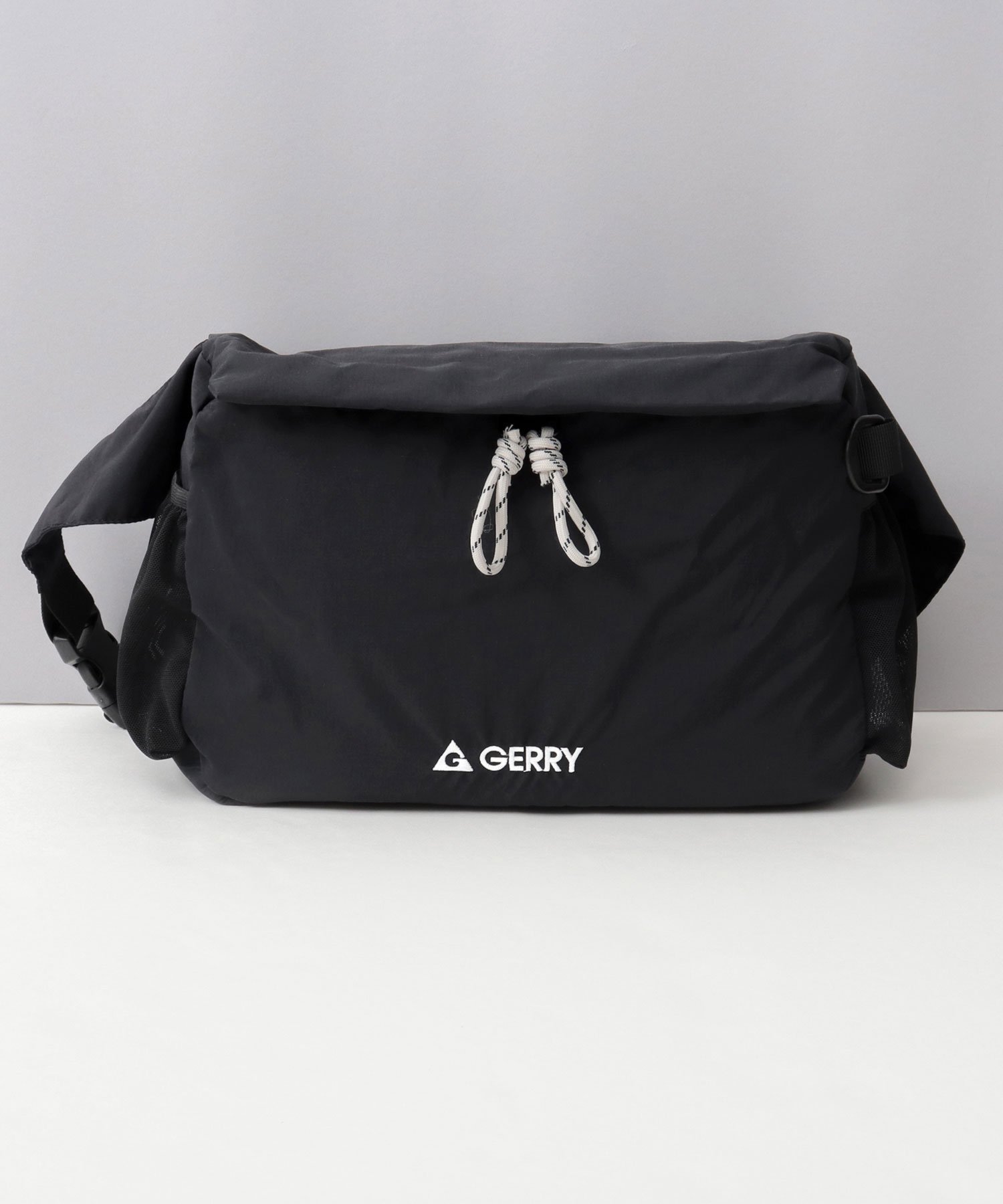 GERRY ウエストバッグ メンズ レディース ボディバッグ ショルダーバッグ 撥水 2WAY エー.エム.エス. バッグ ショルダーバッグ ブラック
