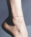 les bon bon les bon bon/(W)victoria anklet white gold セットアップセブン アクセサリー・腕時計 アンクレット シルバー【送料無料】