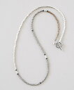 SENTI BEADS NECKLACE ビーズネックレス コンポジット アクセサリー・腕時計 ネックレス ブラック グレー【送料無料】