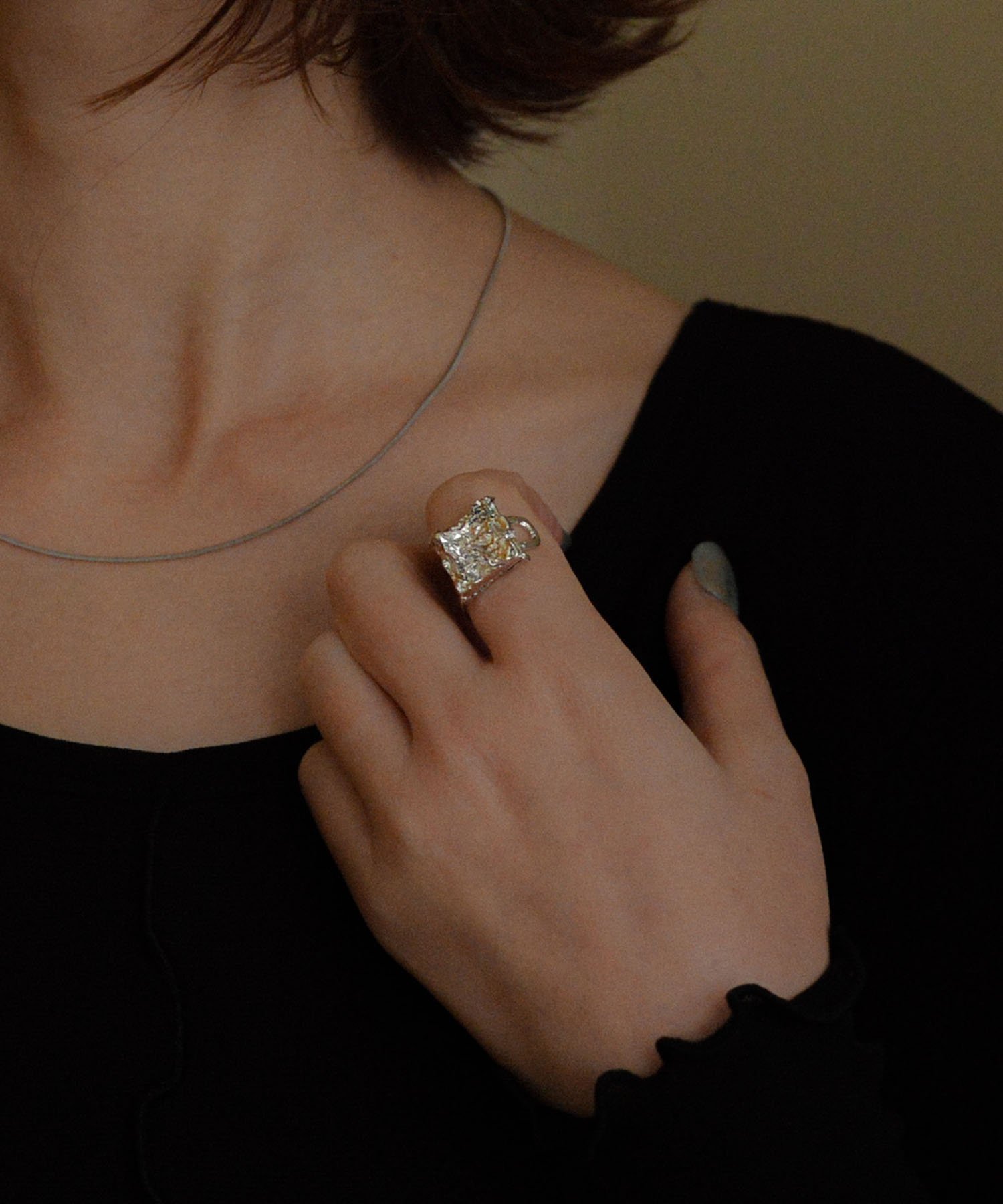 【SALE／60%OFF】styiro styiro/ニッケルフリー ビジュー・パール・プレート メタ...