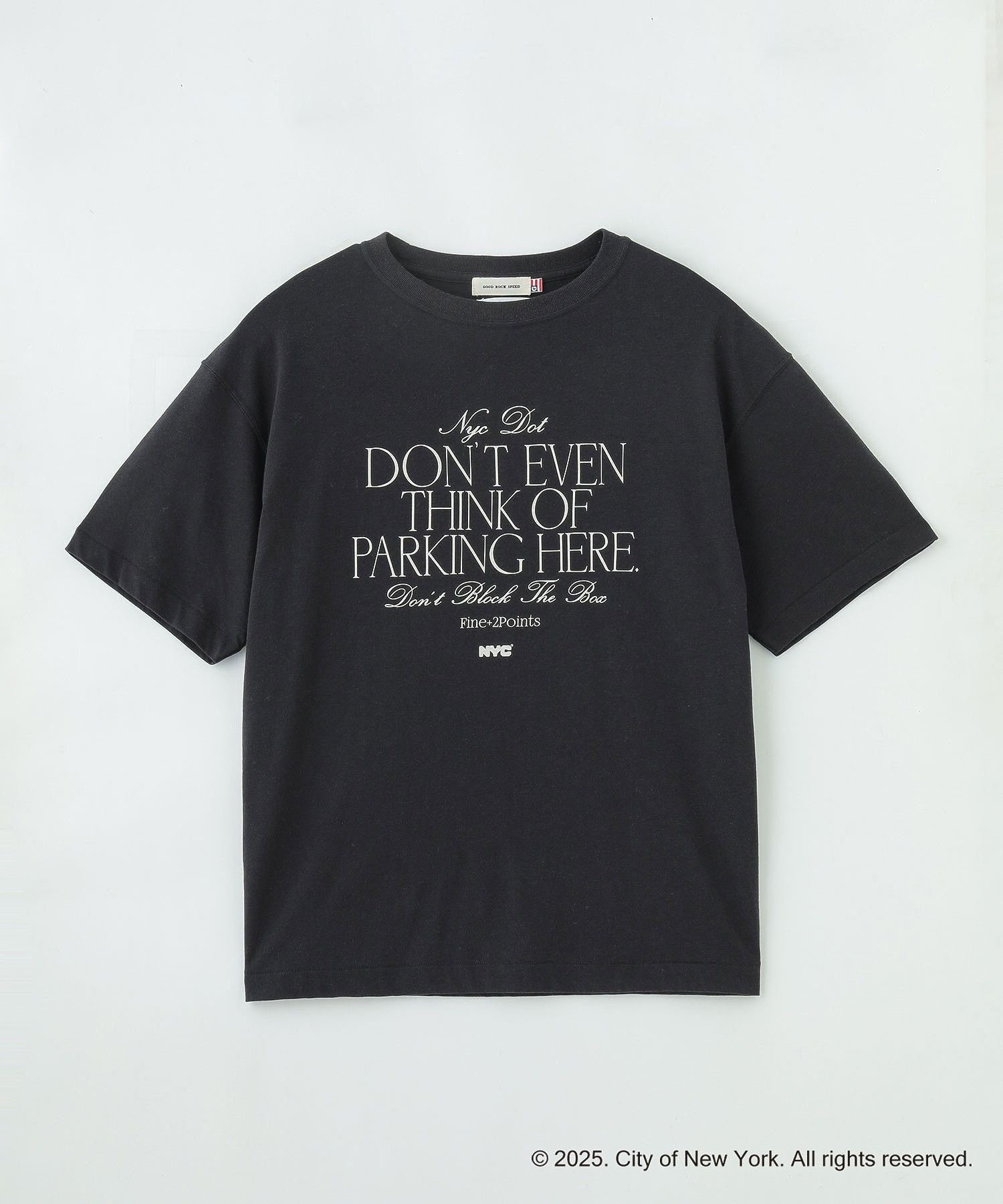 ROSE BUD NYC H/S TEE ローズバッド トップス カットソー・Tシャツ ブラック ホワイト