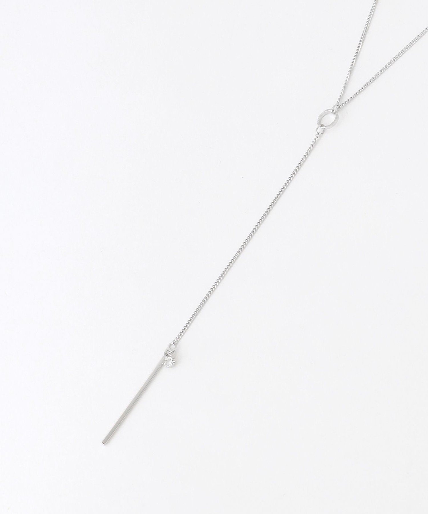 【SALE／20%OFF】ANY ロングバーネックレス エニィ アクセサリー・腕時計 ネックレス シルバー ゴールド