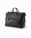 EDIFICE 《予約》YOUNG & OLSEN 別注 エンボスレザー フラップ トートバッグ エディフィス バッグ トートバッグ ワインレッド ブラック【送...