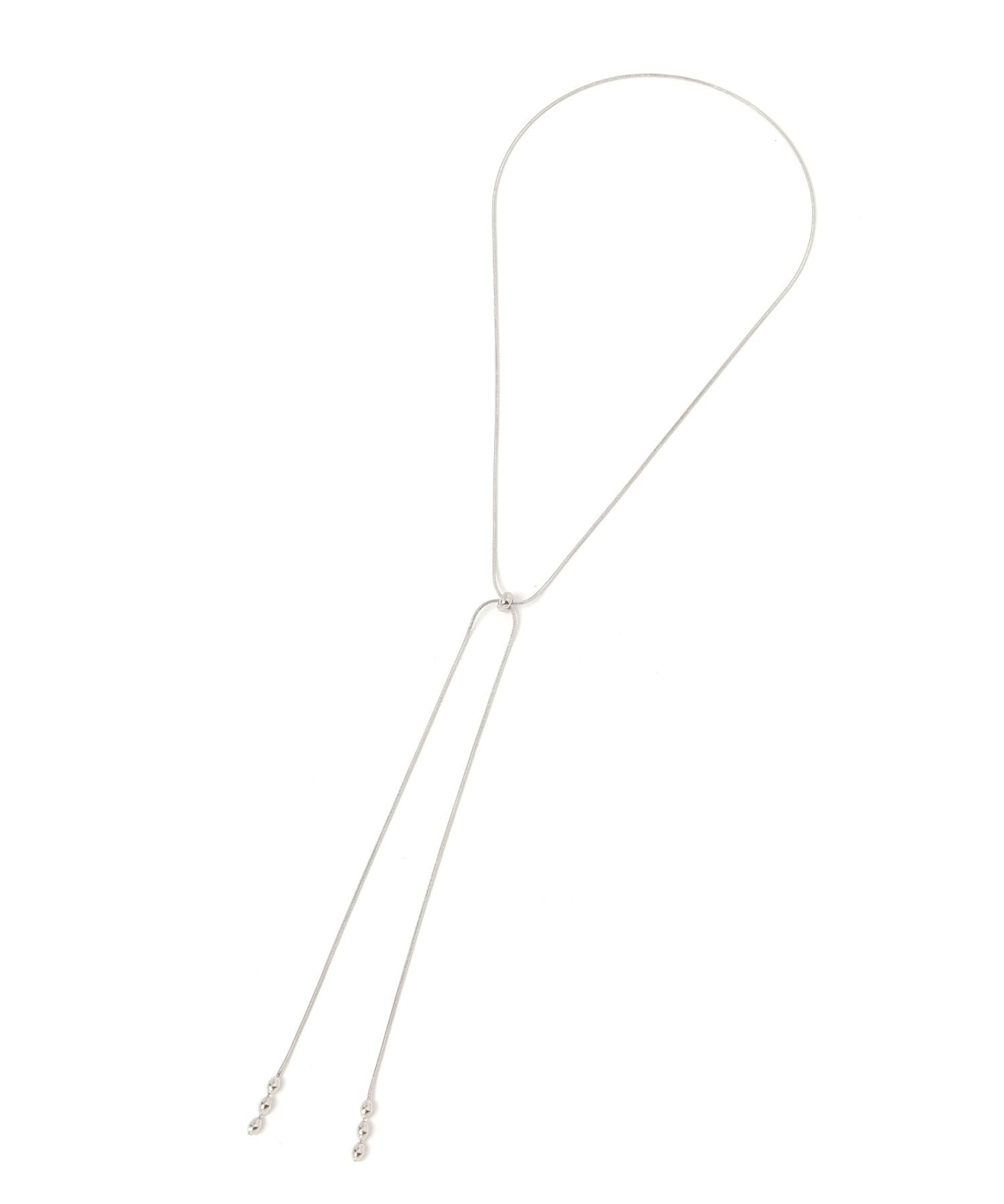 【SALE／50%OFF】GLOBAL WORK ステンレスマメスライドネックレス/599551 グローバルワーク アクセサリー・腕時計 ネックレス ゴールド シルバー stylife-15304190 Rakuten Fashion サンプル画像3
