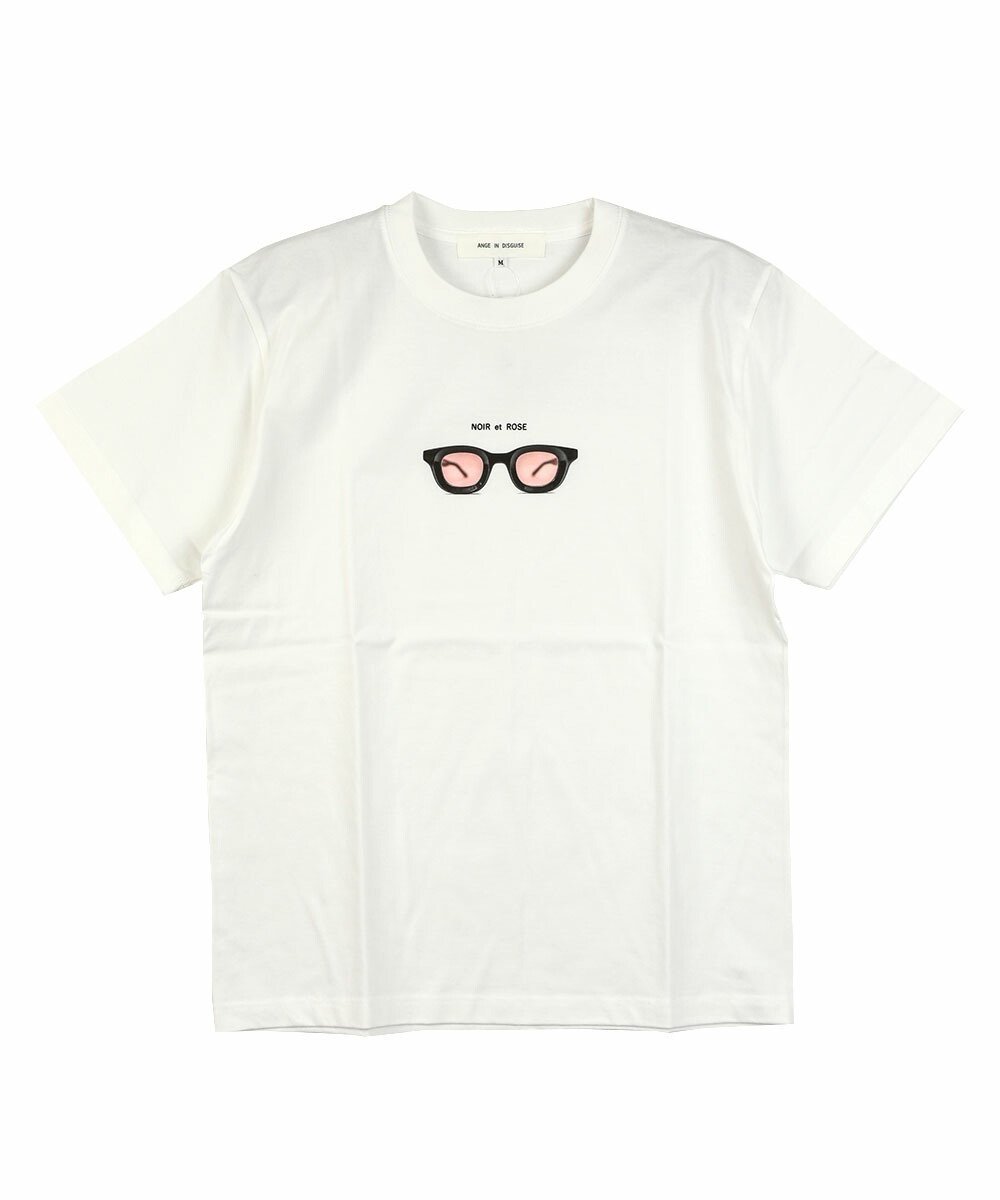 ANGE IN DISGUISE アンジインディスガイズ NOIR et ROSE ブルーコムブルー トップス カットソー・Tシャツ ホワイト
