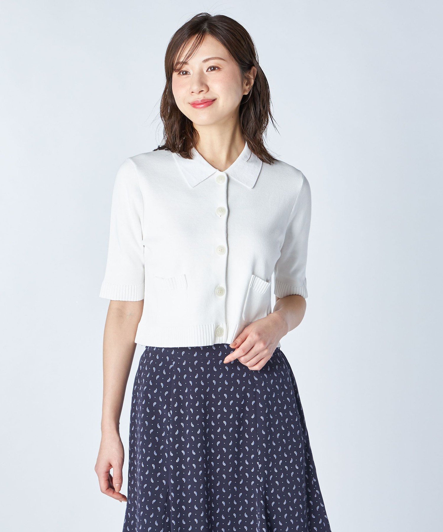 【SALE／44%OFF】KEITH トランシーズナルニットカーディガン キース トップス ニット ピンク ネイビー ホワイト ブラウン【送料無料】