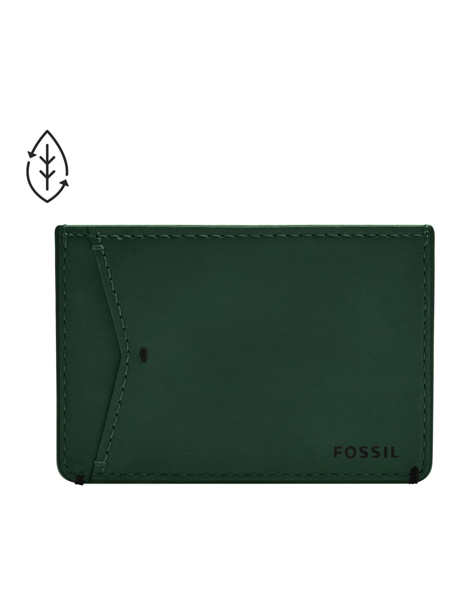 【SALE／50%OFF】FOSSIL FOSSIL/(M)JOSHUA CARD CASE ML4461298 フォッシル 財布・ポーチ・ケース 名刺入れ・カードケース グリーン