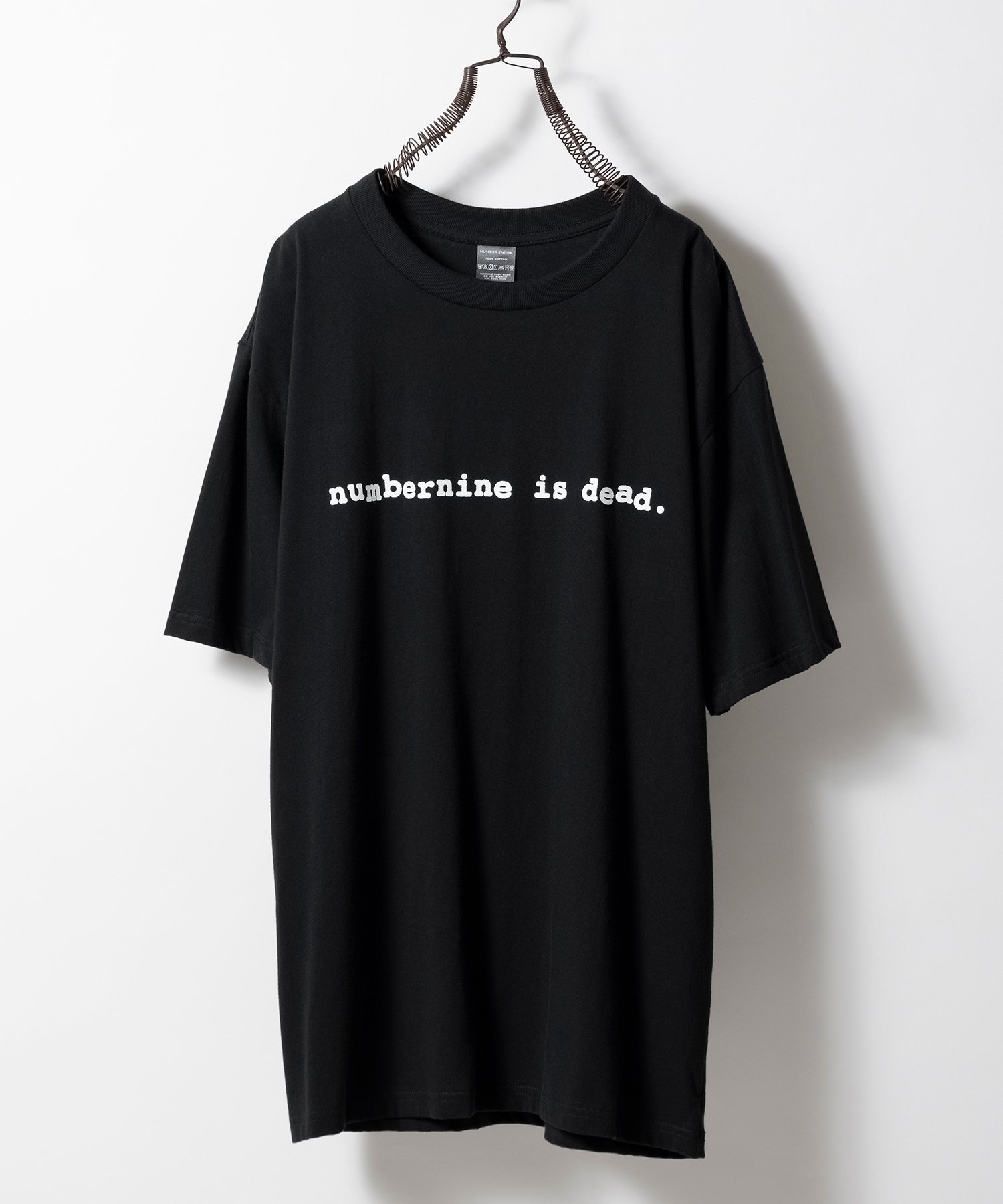 NUMBER (N)INE numbernine is dead T-SHIRT ナンバーナイン トップス カットソー Tシャツ ブラック ホワイト【送料無料】