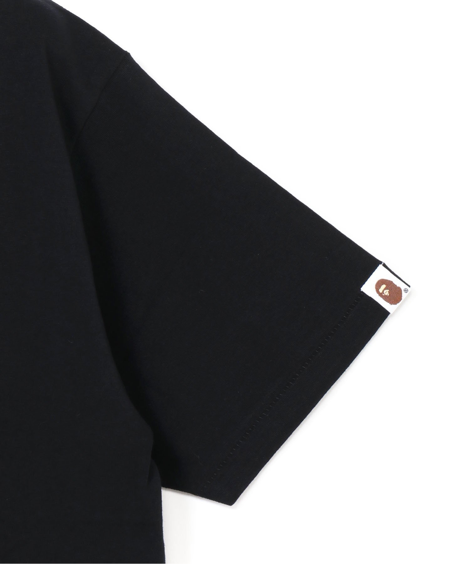 A BATHING APE REFLECTOR EQUIPMENT CENTER LOGO TEE ア ベイシング エイプ トップス カットソー・Tシャツ ブラック【送料無料】