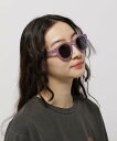 【SALE/50%OFF】niko and ... オリジナルボストンサングラス ニコアンド ファッション雑貨 サングラス イエロー パープル ブラック