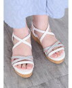 【SALE/18%OFF】Re-J&SUPURE 【la farfa SHOES/ラ・ファーファシューズ】ストラップウエッジサンダル リジェイアンドスプル シュ...