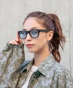 HEREIAM 【HEREIAM】UV99%カット/TONE GLASS ベイフロー ファッション雑貨 メガネ ブラック イエロー【送料無料】