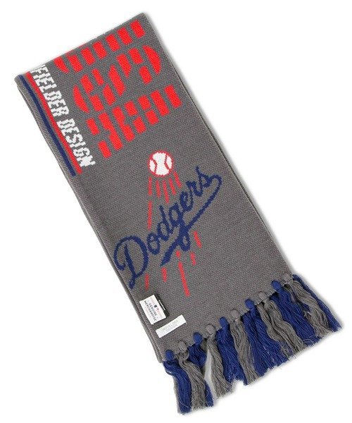 SELECT BRANDS INFIELDER DESIGN×MLB/インフィールダーデザイン×エムエルビー STADIUM MUFF ジャックローズ ファッション雑貨 マフラー・ストール・ネックウォーマー ネイビー グレー