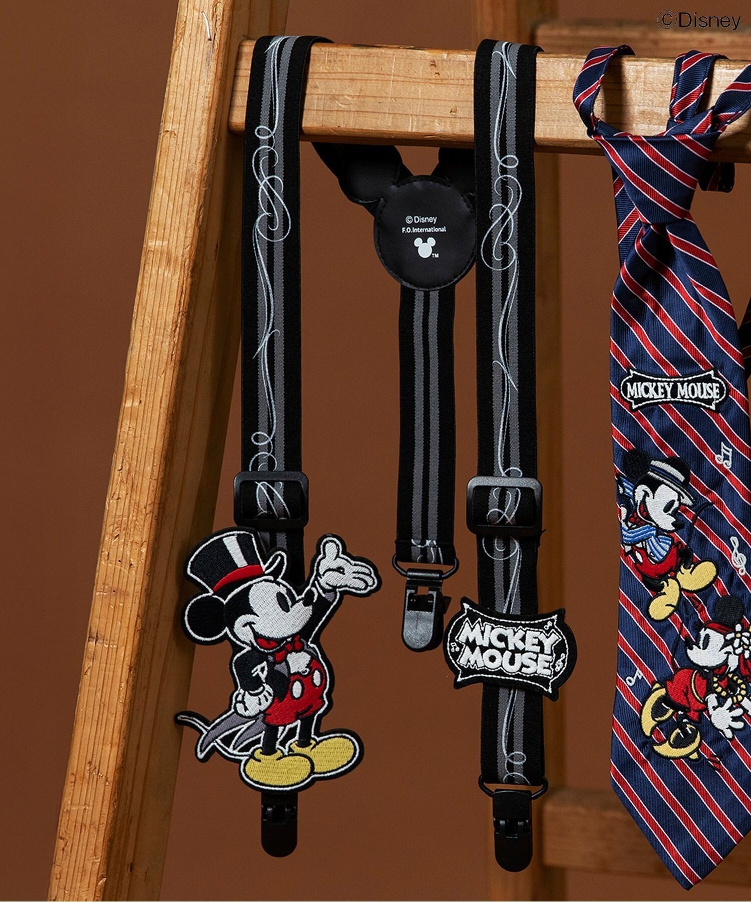 BREEZE ディズニーキャラクター/サスペンダー エフオーオンラインストア ファッション雑貨 サスペンダ..