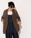 【SALE/35%OFF】FREAK'S STORE 【全骨格優勝!シリーズ】ベルト付き シアーメッシュジャケット フリークスストア ジャケット・アウター テーラードジャケット・ブレザー ブラック グレー【送料無料】