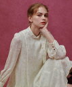 LOULOU WILLOUGHBY 【LOULOU WILLOUGHBY】KEYジャガードフレアワンピース アルアバイル ワンピース・ドレス ワンピース ホワイト ブラック【送料無料】
