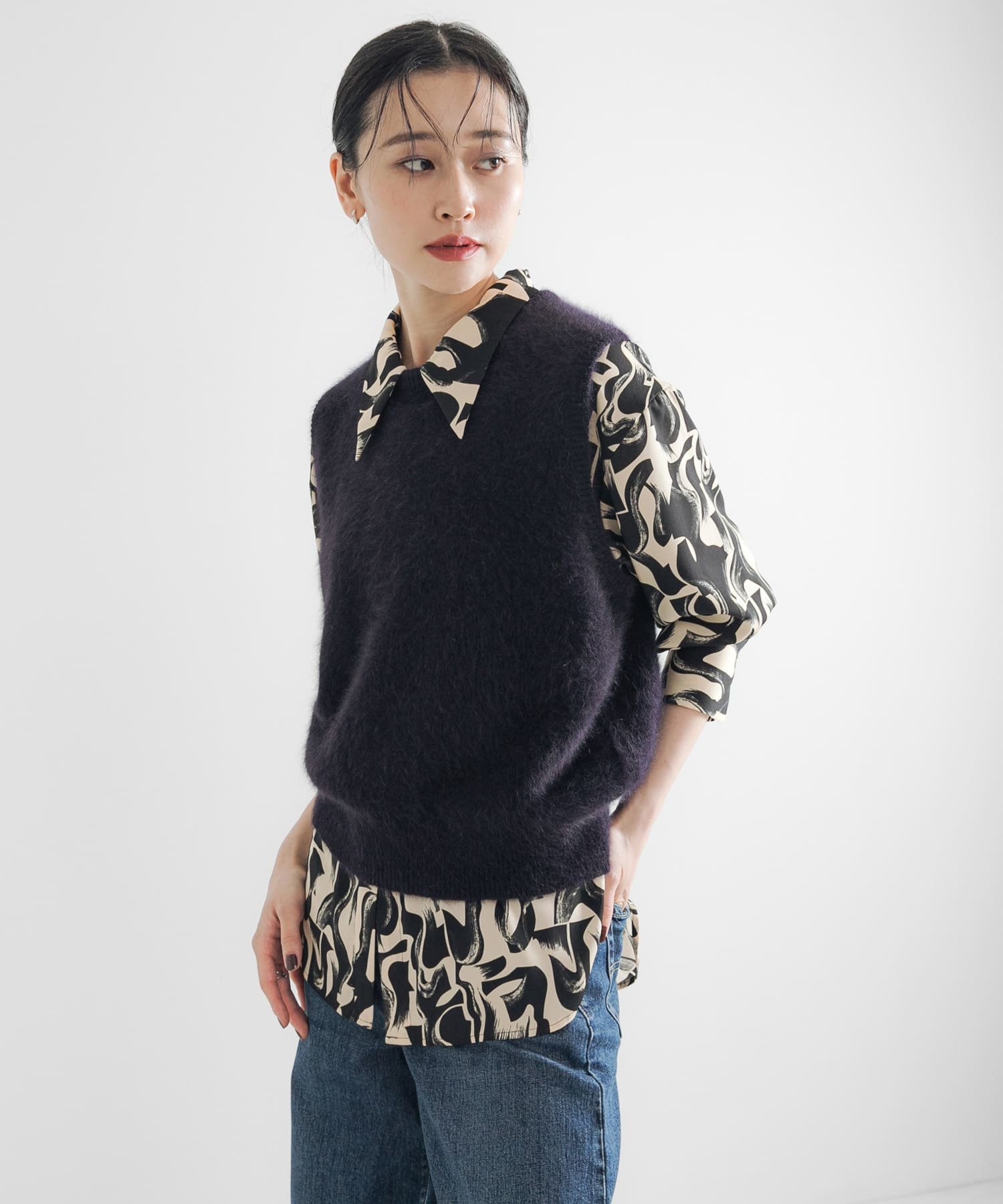 【SALE／50%OFF】URBAN RESEARCH SPRINTEX レトロプリントシャツ アーバンリサーチ トップス シャツ・..