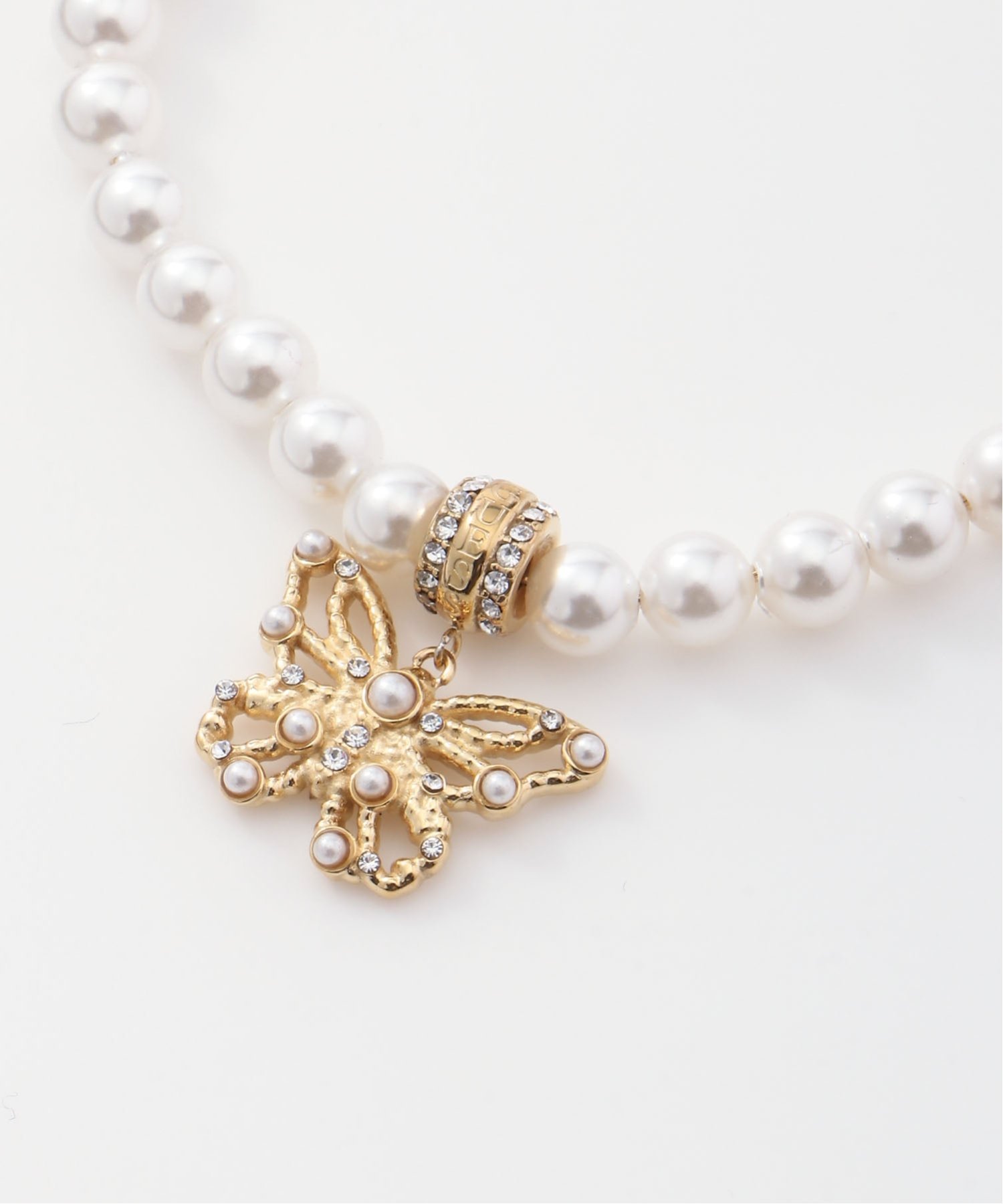 GUESS GUESS/(W)BORBOLETA Pearl Bracelet ブレスレット アクセサリー ゲス アクセサリー・腕時計 ブレスレット・バングル ゴールド【送料無料】