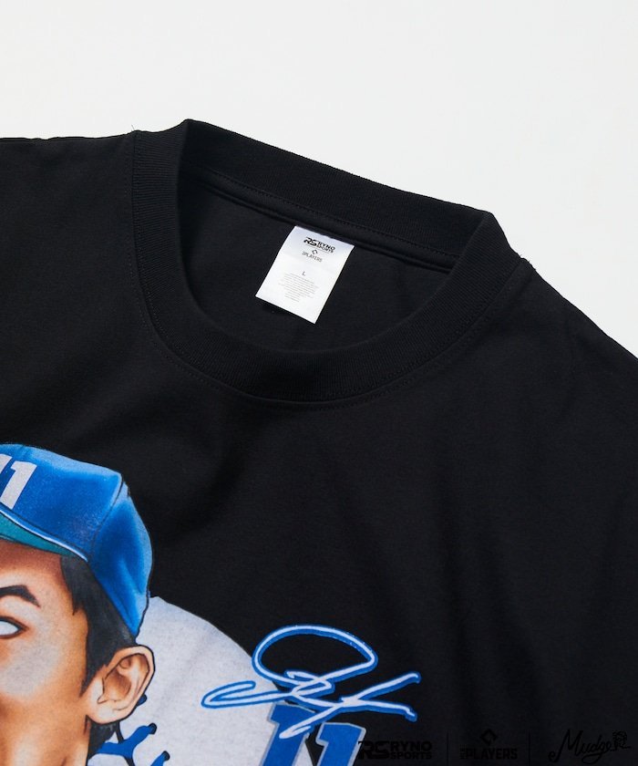 MLB PLAYERS× RYNO SPORTS ×FREAK'S STORE 別注 【SASAKI】GRAPHIC TEE フリークスストア トップス カットソー・Tシャツ ブラック ホワイト