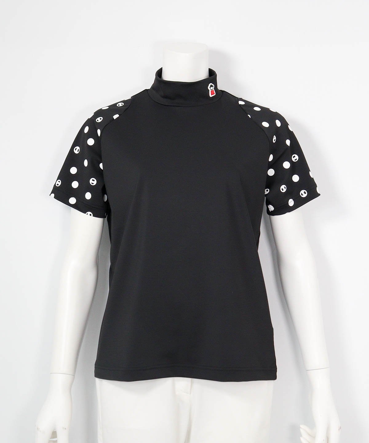 Picone Club 【ピッコーネクラブ公式】ドット袖冷感プルオーバー ピッコーネクラブ トップス カットソー・Tシャツ ブラック ネイビー ホワイト【送料無料】