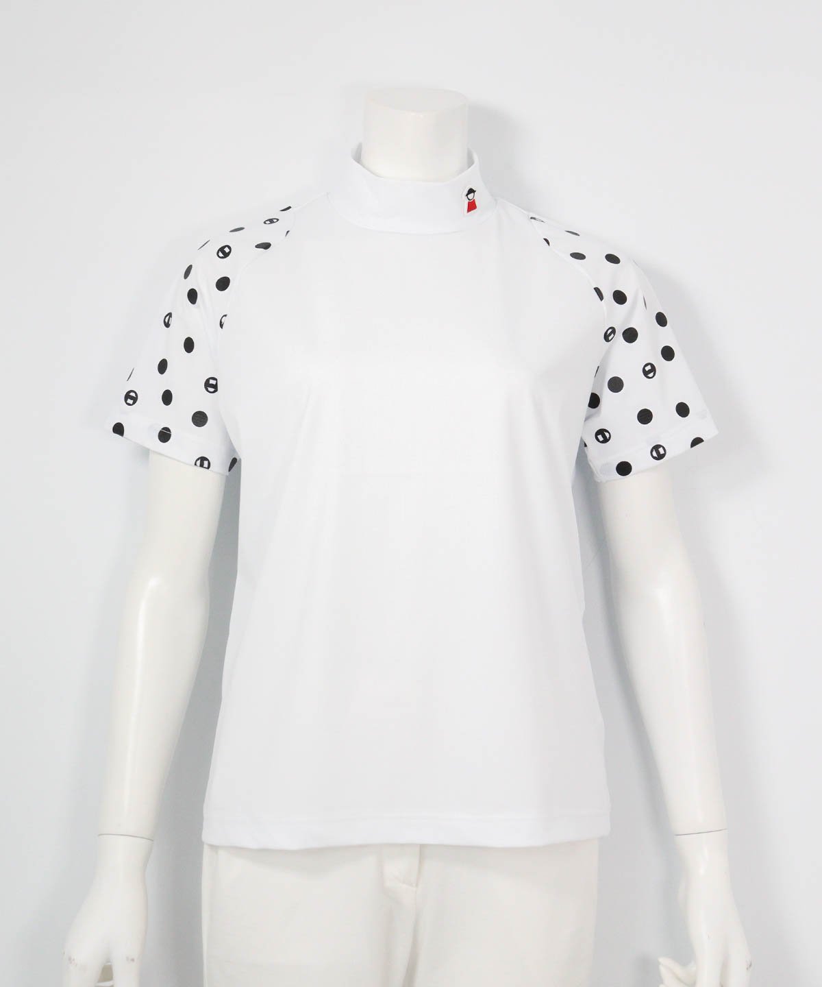 Picone Club 【ピッコーネクラブ公式】ドット袖冷感プルオーバー ピッコーネクラブ トップス カットソー・Tシャツ ブラック ネイビー ホワイト【送料無料】