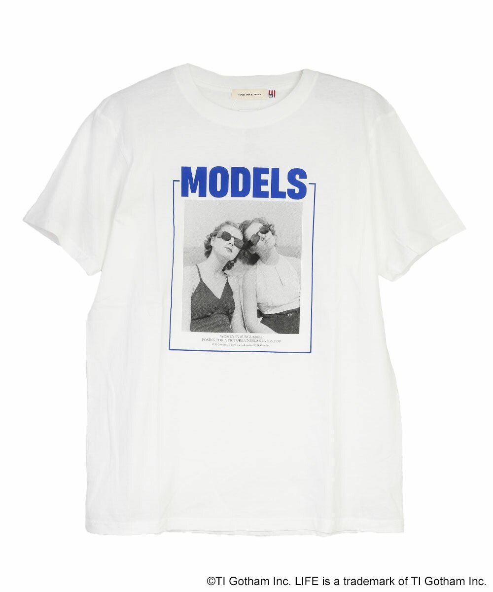 グッドロックスピード LIFE PICTURE COLLECTION ブルーコムブルー トップス カットソー・Tシャツ ホワイト