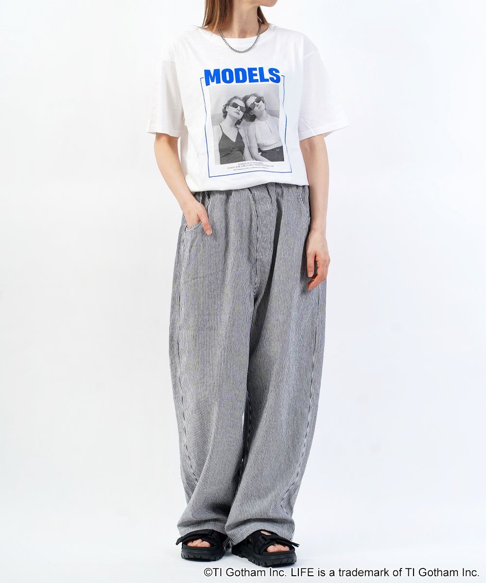 グッドロックスピード LIFE PICTURE COLLECTION ブルーコムブルー トップス カットソー・Tシャツ ホワイト